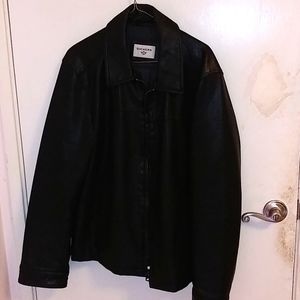 Dockers Small Black Leather Jacket